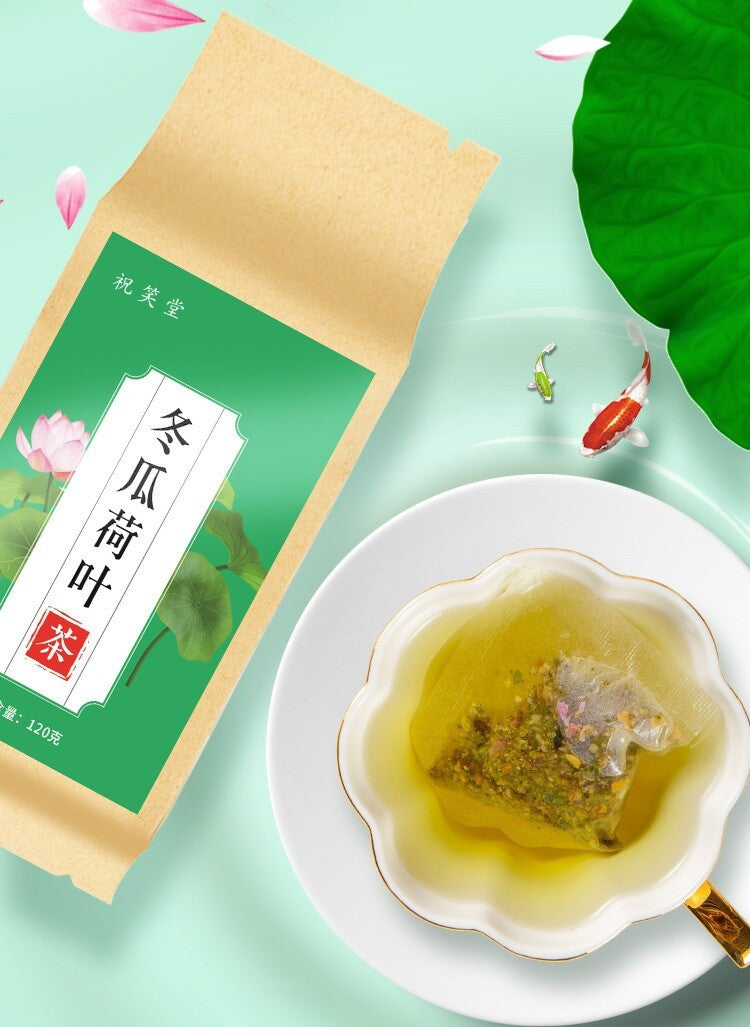 Herbal Tea for Health, Dropshipping Winter Melon Lotus Leaf Rose Tea Bags