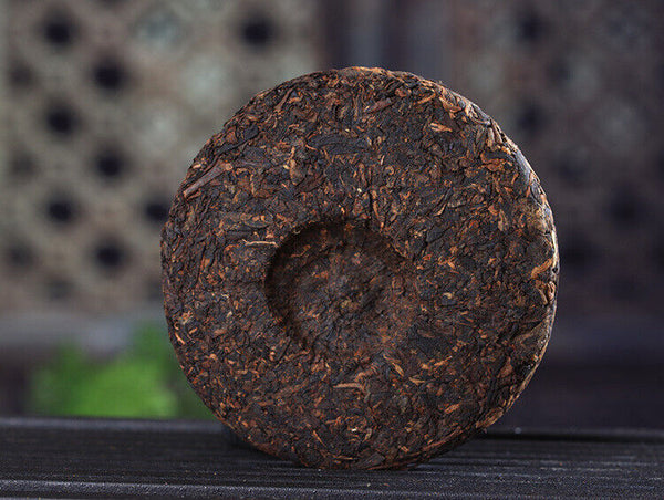 100g Banzhang Golden Bud Puerh Ripe Tea Cake Aged Ripe Yunnan Puerh Tea Leaves