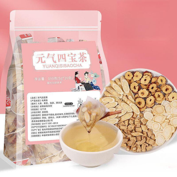 Astragalus Dangshen American Ginseng Yuanqi Tea Vitality Four Treasures Tea