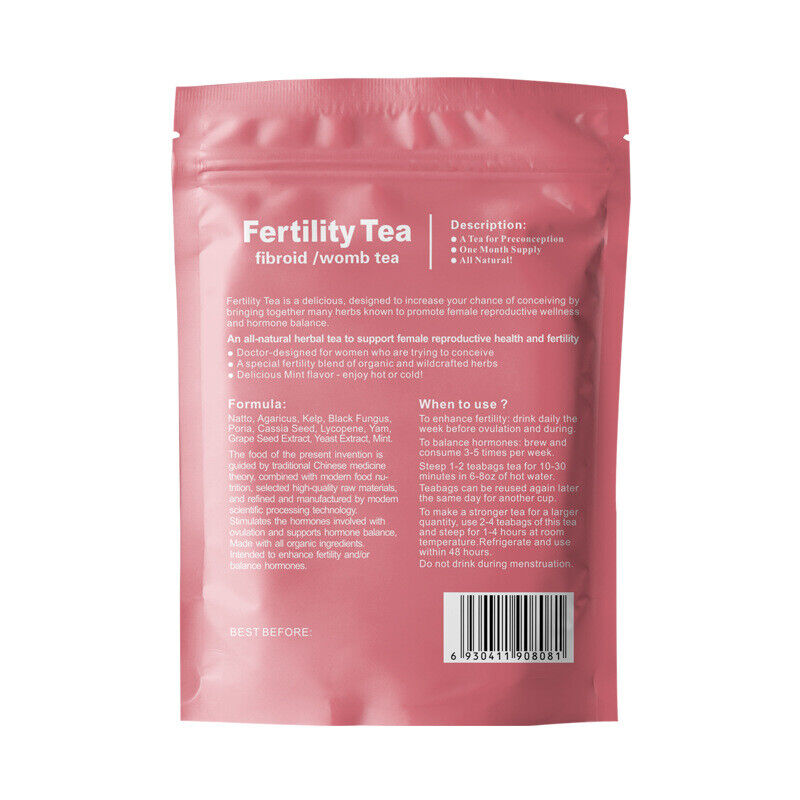 Fertility Tea Man Women Female Fibroid Womb Detox Tea Healthy Drink 3g*30bags