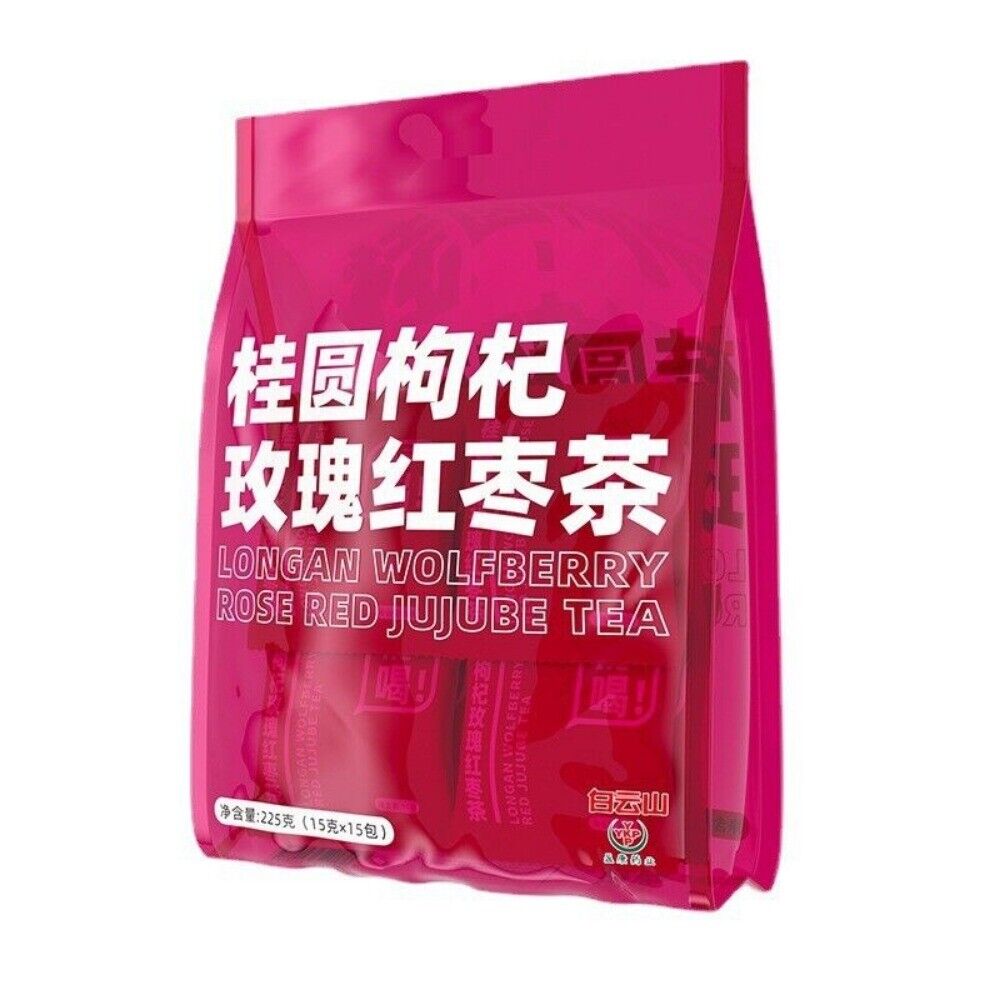 Longan Goji Red Date Rose Tea Womens Health Herbal Blend Natural Wellness