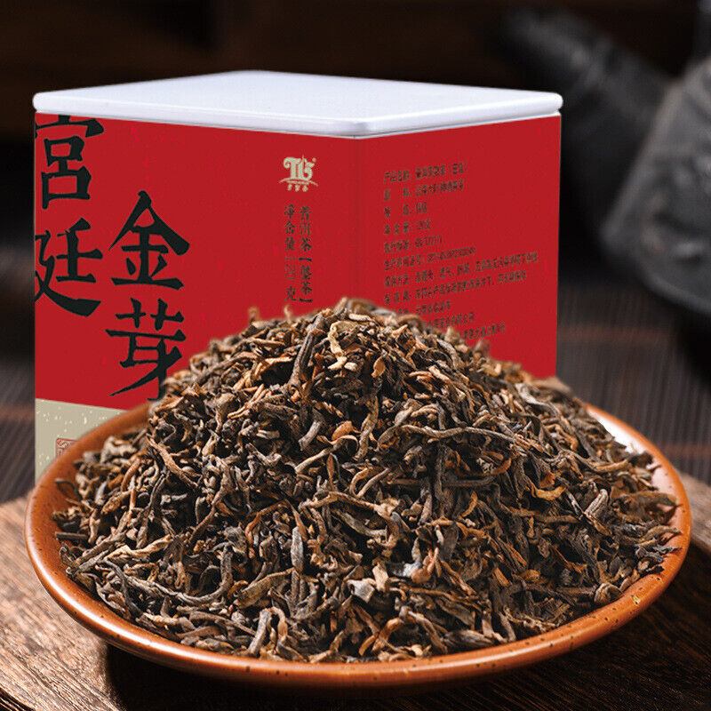 Imperial Golden Sprout Ancient Tree Pu'er Mature Tea Premium Loose Tea 120g Secondary image