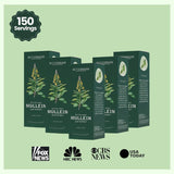 100% Support Lung Cleanse Mullein Leaf Extract Drops All-natural Ingredients
