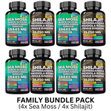 100% Dynamic Vitality Bundle - Sea Moss Multivitamin & Shilajit Power Combo
