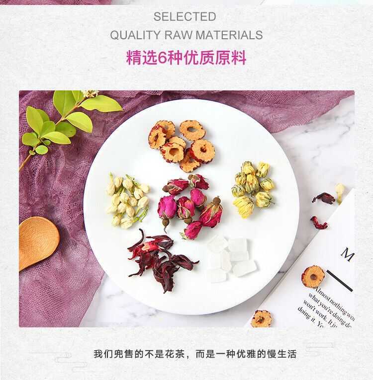 Rose Luoshen Wholesale Flower Tea Chrysanthemum Red Date Sliced Flower Tea