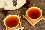 357g Yunnan Pu'er Tea Old Banzhang Glutinous Fragrance Seven Seed Cake Ripe Tea
