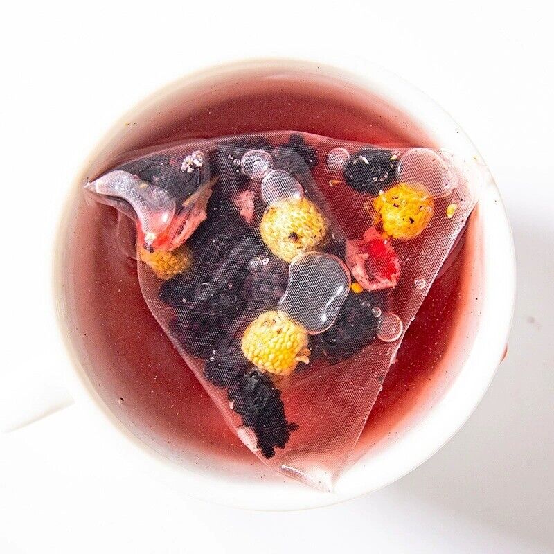 Shaanxi Sandalwood, Cornel, Raspberry, Mulberry Four-Treasure Tea Bags for Men