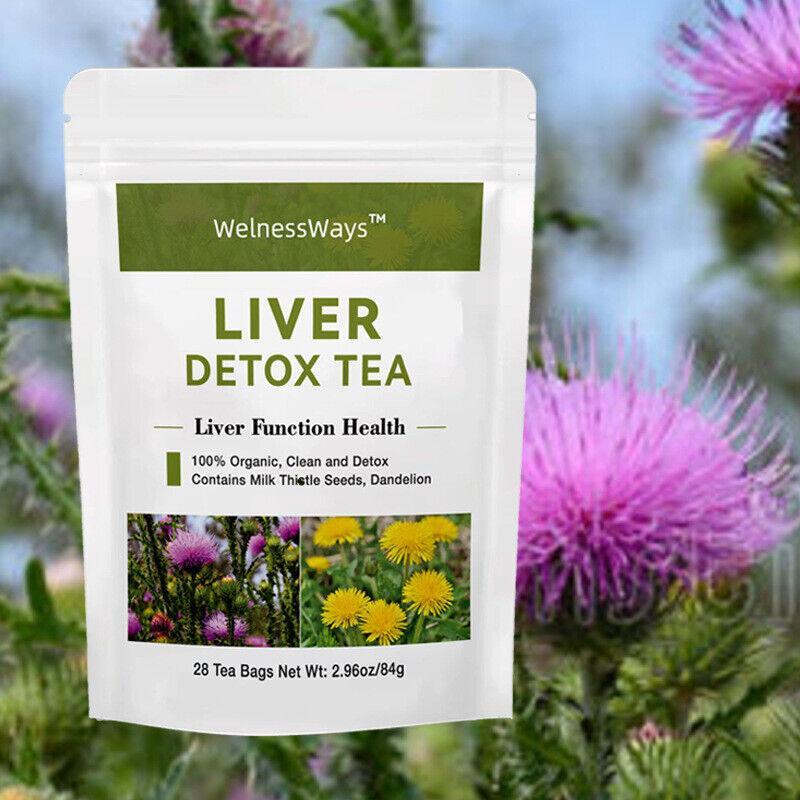 Liver Cleanse Detox & Repair 28 Tea Bags Liver Health Support Supplement Main image