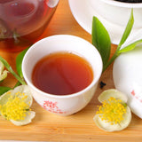 Handpicked Gift tea Yunnan old Banzhang Pu'er Qizi cake cooked tea 357g