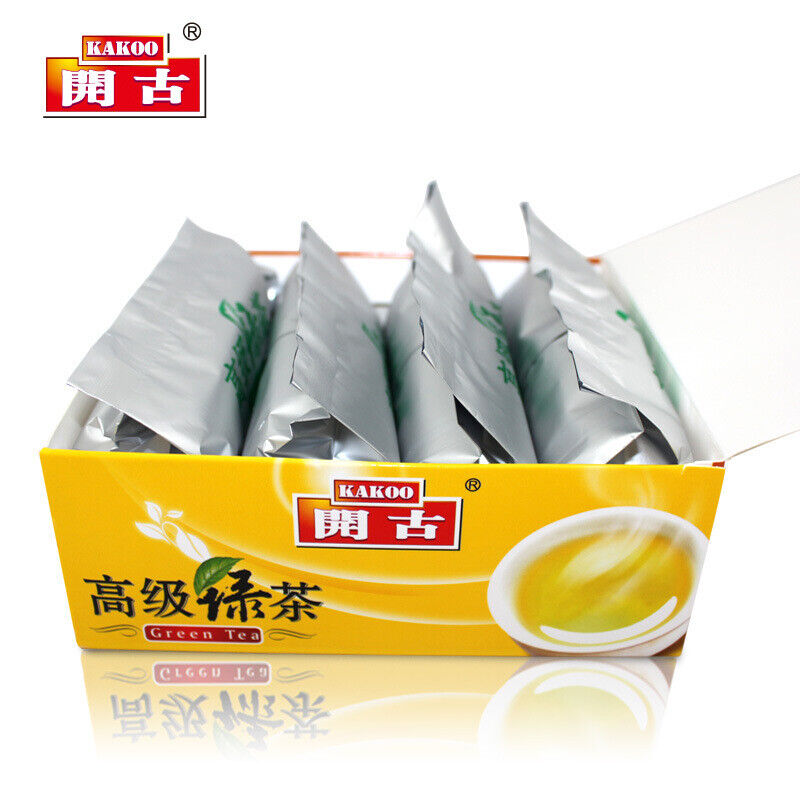 Double Piece 100 Premium Green Tea Double Chamber Bag Tea 220g