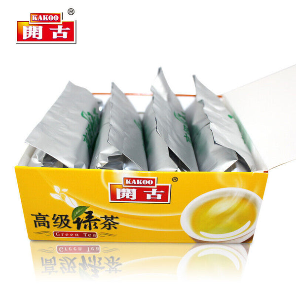 Double Piece 100 Premium Green Tea Double Chamber Bag Tea 220g