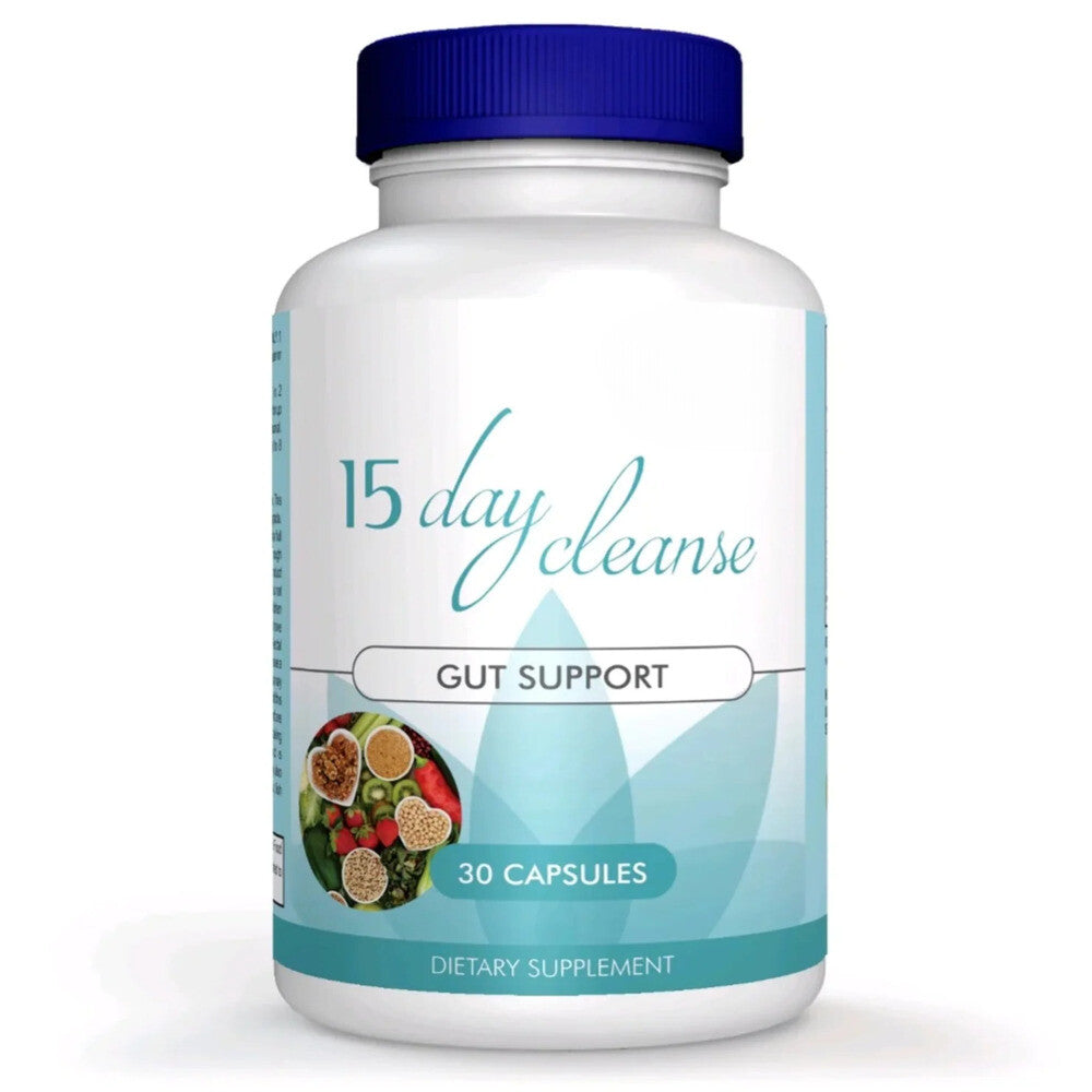 15 Day Cleanse Gut and Colon Support Gut Cleanse Capsules Non-GMO 30 Capsules Main image