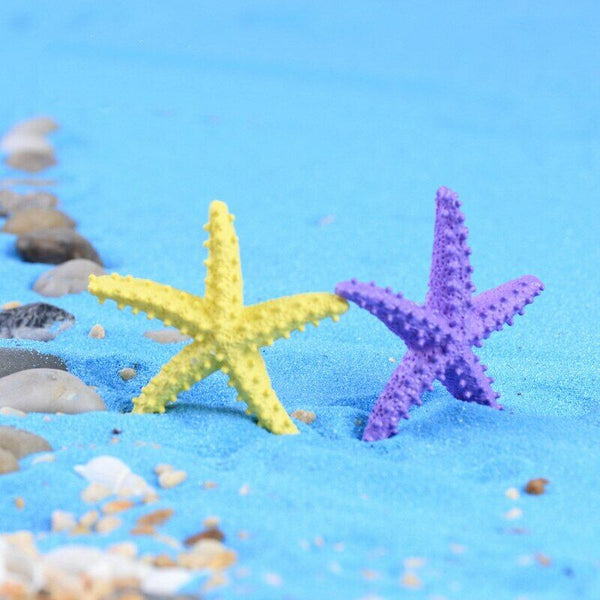 Figurine Mediterranean1pc Style Barbed Resin Starfish Crafts Artificial Figurine