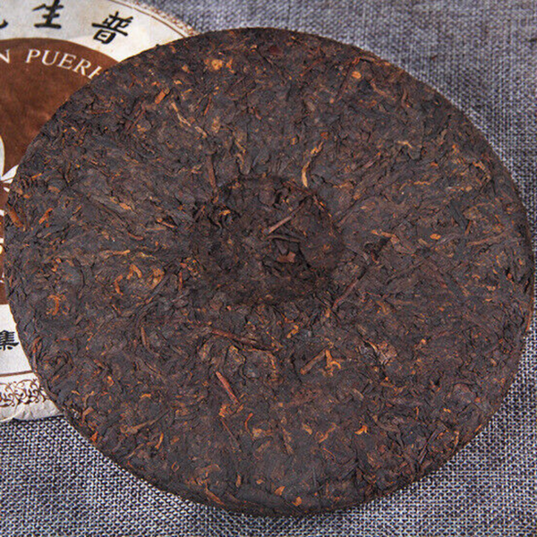 Top Yunnan Seven Seed Cake 0658 Puerh Ripe Tea Classic Aged Old Ripe Tea 357g