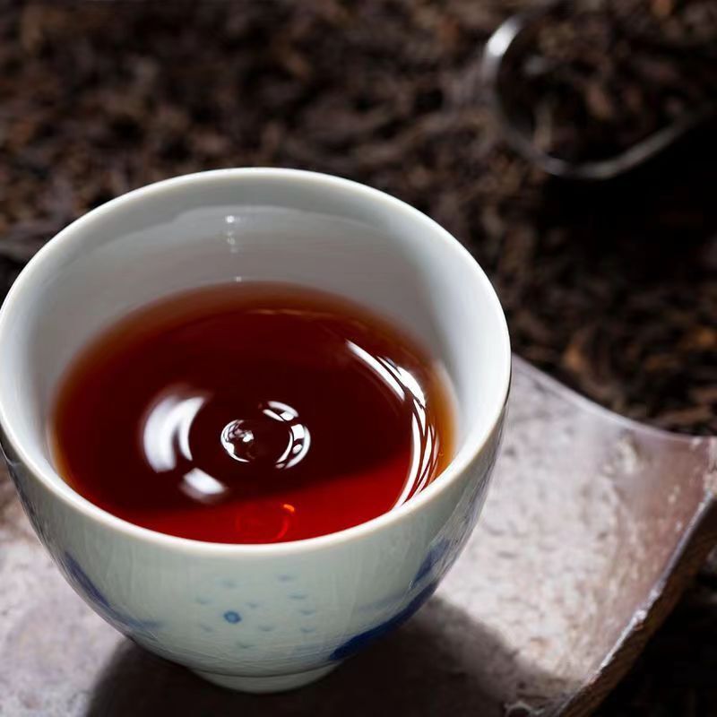 Yunnan Pu-erh Tea Ripe Tea Cake 357g Pu-erh Ripe Tea Cake 年年有余熟普洱