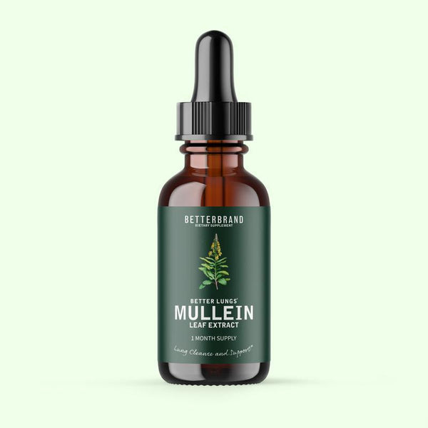 Healthy Airflow Promotes Overall Lung Health Mullein Leaf Extract Drops Supports