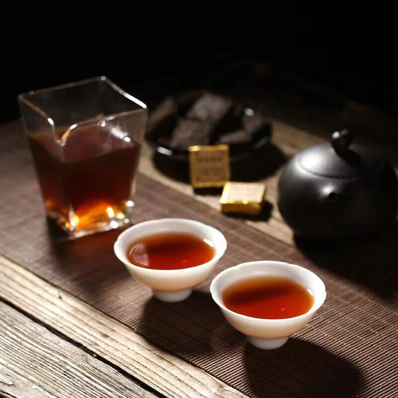 Aged Pu'er Ripe Tea Small Gold Brick 500g Mini Tuocha Original High Fragrance