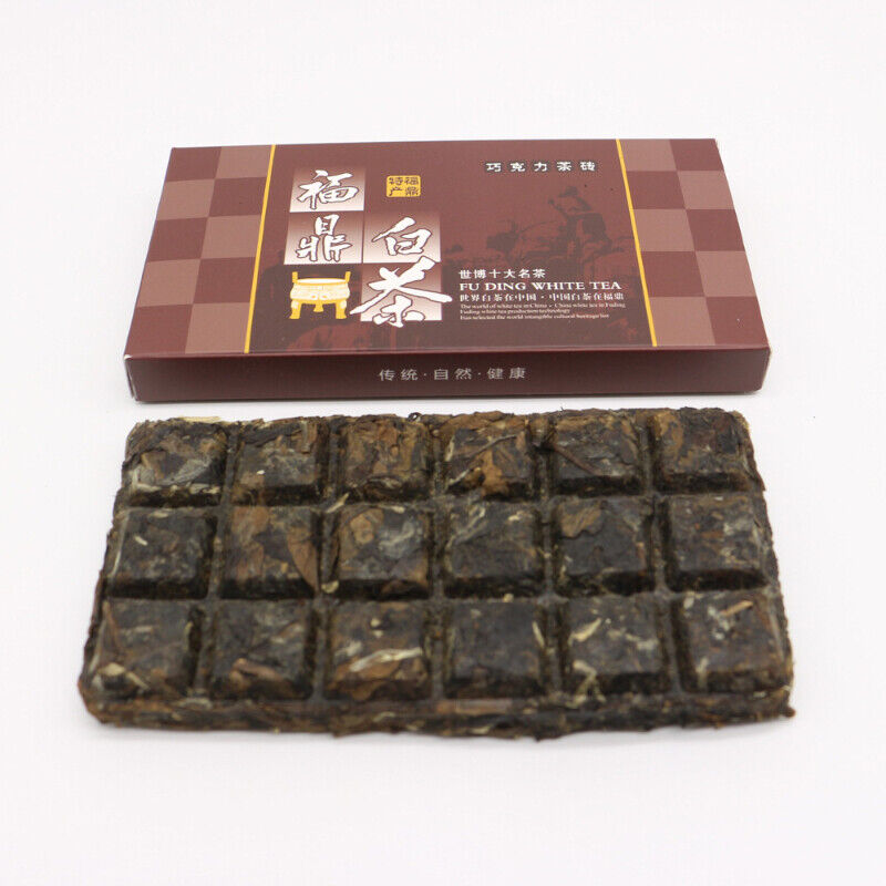 White Tea Brick Health Tea Traditional Craft Tea Slimming100g Fuding