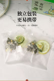 Bitter Melon and Lime Tea Summer Fresh and Healthy Fruit Tea Triangle Bag Tea