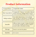 Tongcat Ali Tablet Verbesserung Tablet Männer Power Energy Candy 60 Gummis