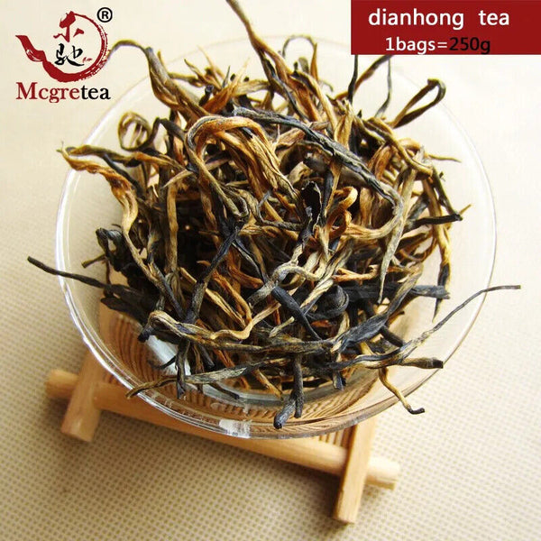 New Yunnan Dianhong China Black Tea Flavored Dian Hong Red Tea 250g