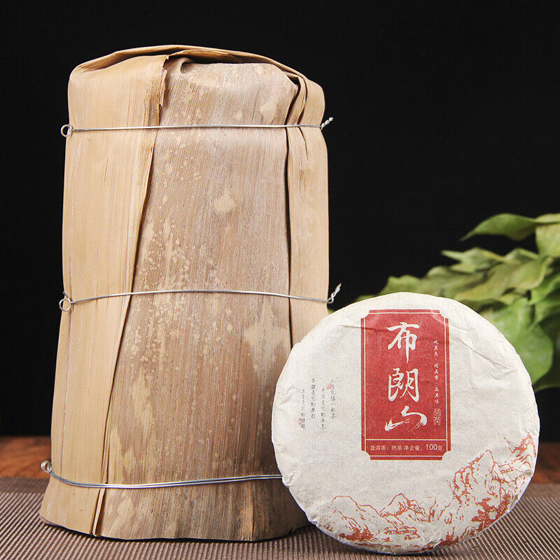 100g Pu'er tea cake Brown Mountain seven cakes round tea ripening small cake tea Secondary image