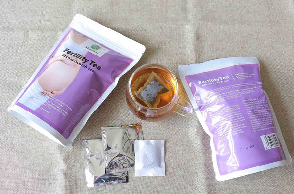 Weibliche Fruchtbarkeit Fibroid Tee Kräuter Teebeutel Gebärmutter Detox Tee