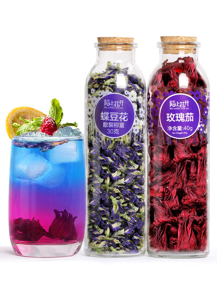 Butter Fly Pea Flower Dried Flower Blue Butter Fly Roselle Tea Colorful Tea Main image