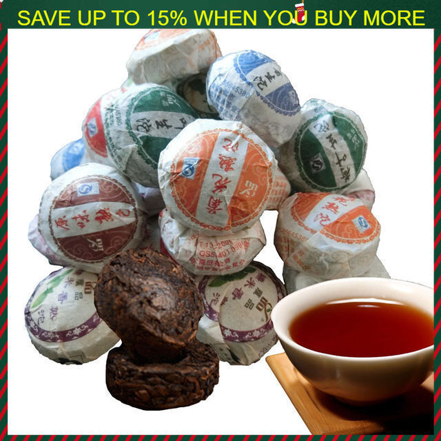 50g 10Pcs Pu-erh Tea China Top-grade Black Cooked Puerh Tuocha Slimming Mini Tea Main image
