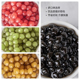 Instant Tapioca Pearls Black Sugar Boba Quick Cook Milk Tea Shop Topping