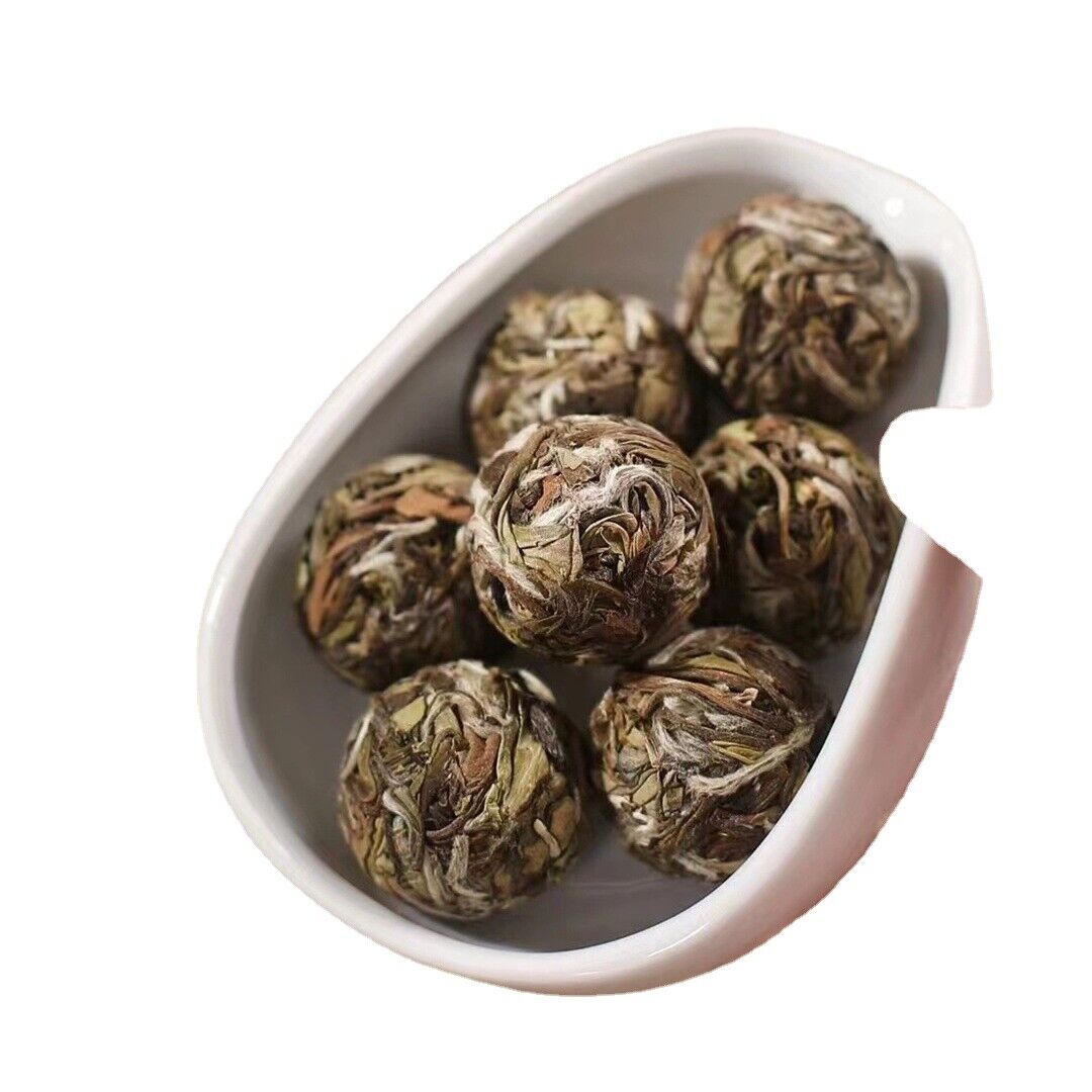 500g Fuding white tea peony floral dense aroma dragon pearl handmade tuocha Secondary image