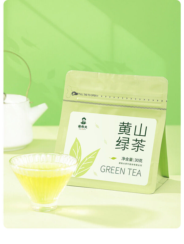 Premium Huangshan Green Tea 30g High Mountain Spring Tea Small Bag for Daily Use