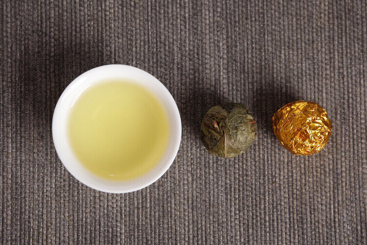 Yunnan Puerh Tea Raw Tea (Tin) Gold Leaf Dragon Ball 500g loose tea