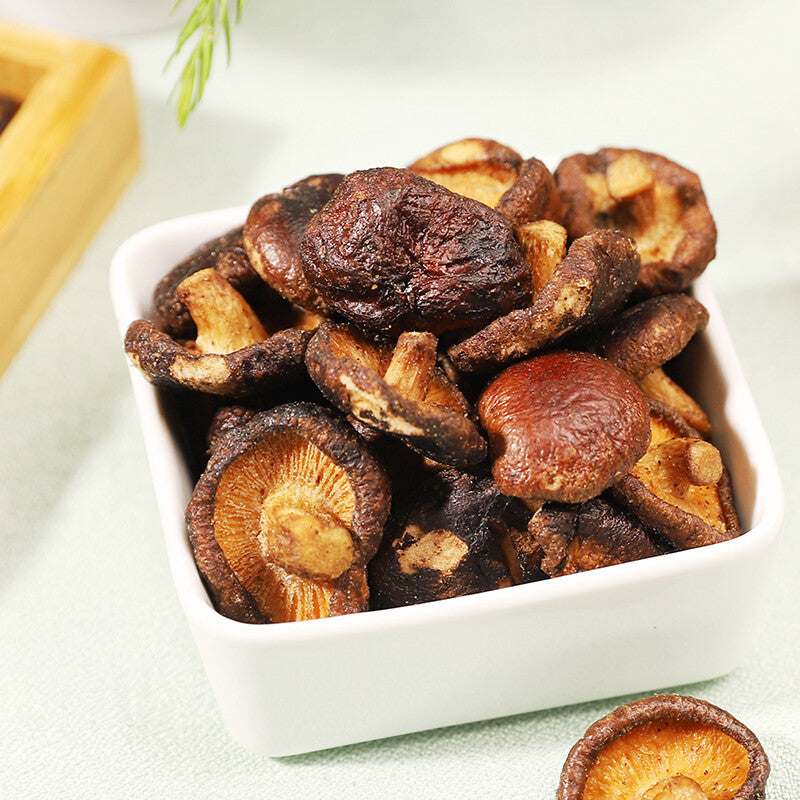 Naturally mushroom chips vegetable snack dried mushroom slices and crispy