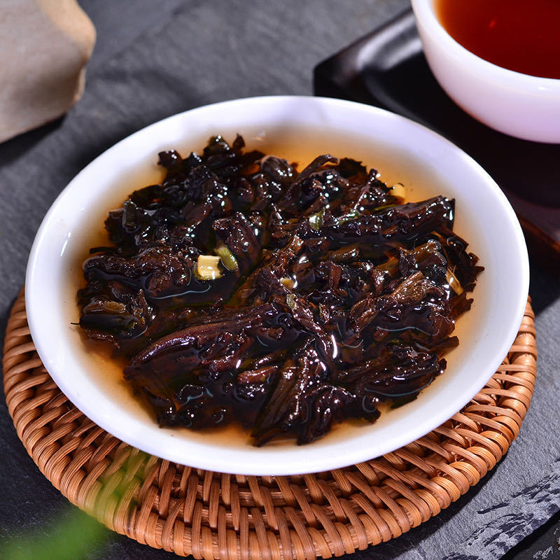 500g Yunnan Pu'er Ripe Tea Glutinous Rice Aroma Xiaotuo Tea Strong Aroma Type