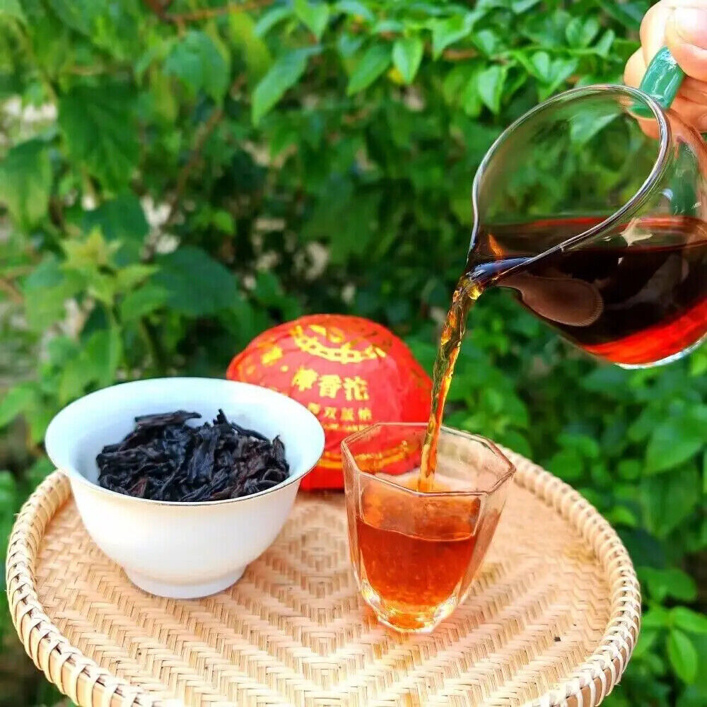 Raw Material Strong Taste Puer Tea 200g Chinese Compressed Fermented Puer Tuocha