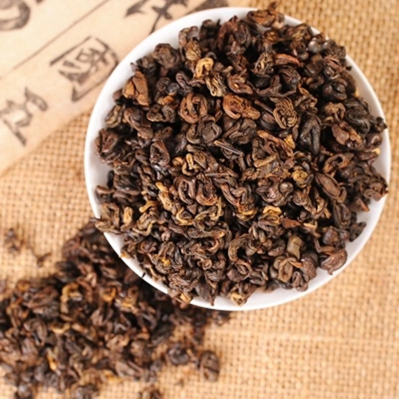 500g High Quality Biluo Black Tea In Bulk Yunnan Dianhong Cooked Tea Fresh Tea