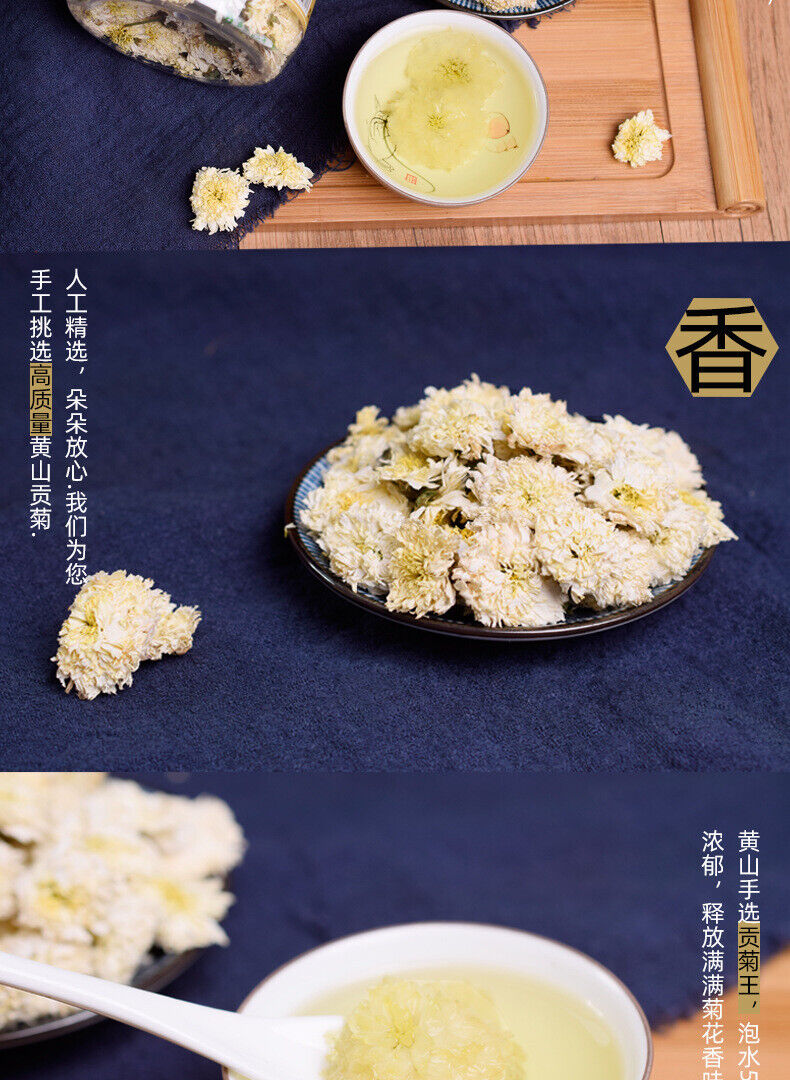 30g cans chrysanthemum tea white chrysanthemum flowers tribute chrysanthemum