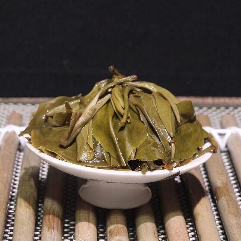 Organic Unfermented Puer Menghai Peacock Health Slimming Natural Tea357g/12.59oz
