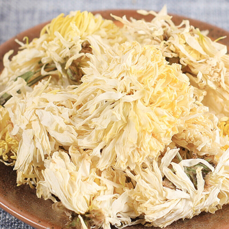 250g /500g Featured White Chrysanthemum 100% Organic Healthy Herbal Tea白菊花 Main image