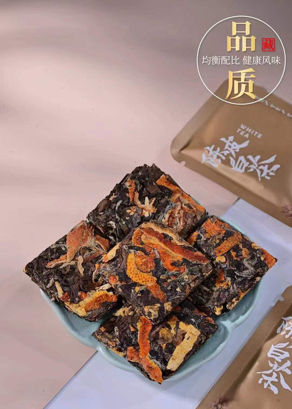 250gChenpi White Tea Shoumei Old White Tea Xinhui Chenpi Individual Small Bubble