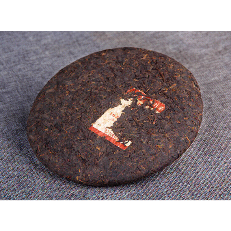 Top Yunnan Seven Seed Cake 0658 Puerh Ripe Tea Classic Aged Old Ripe Tea 357g