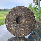 357g Yibang Pu'er Raw Tea Ancient Six Great Tea Mountains Yunnan Old Tree Cake