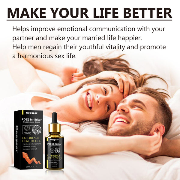 Male Enhancement Care Drops - Natural PDE5 Inhibitor Supplement, 2pcs