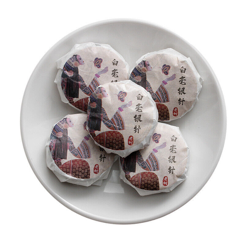 500g Yunnan Pu'er Tea Pressed White Hairs Silver Needle Small Cakes Mini Tuo Tea Main image