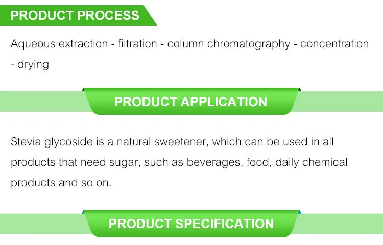 Natural Stevia Leaf Powder Dried Plant Extract Herbal
