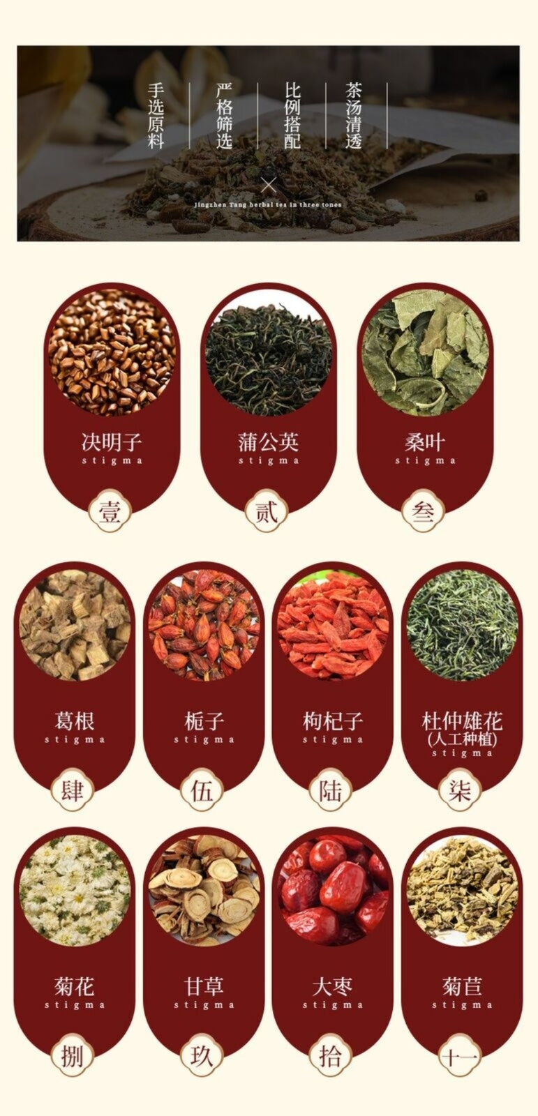 Kudzu Root Sweetened Herbal Tea Blend Natural Health Benefits Wellness