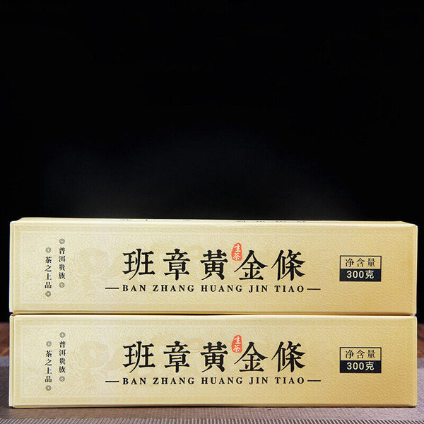 Pu'er Raw Tea Banzhang Gold Bar Ancient Tree Tea Yunnan Column Tea 300g