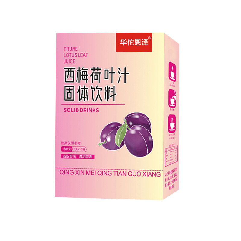 Prune lotus leaf juice solid drink prune lotus leaf juice concentrate fiber 20g