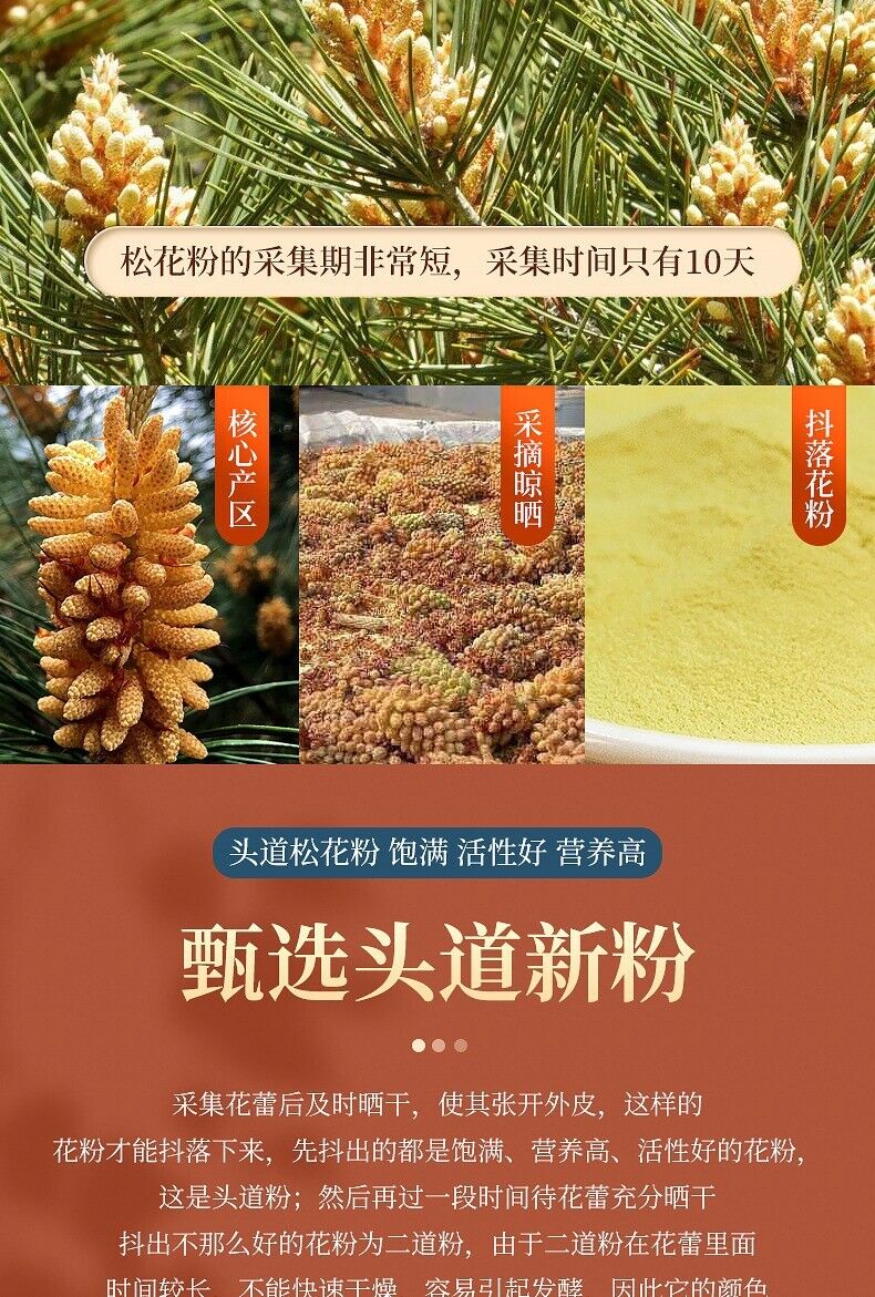 TongRenTang Pine Pollen Meal Replacement Powder Drinking Headway New Powder 80g